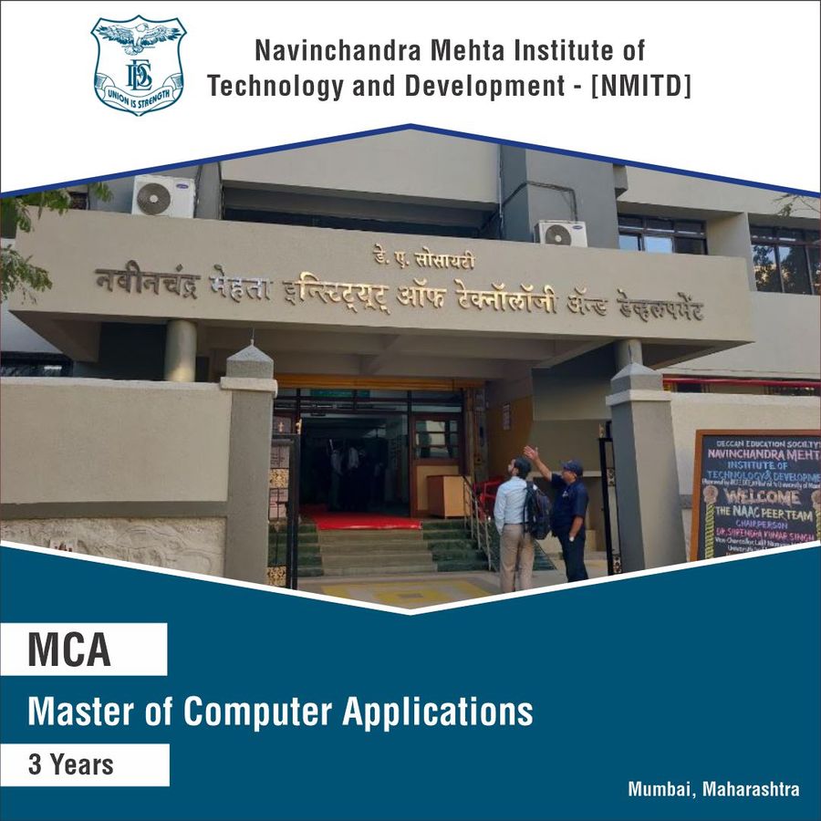 Master of Computer Applications[ MCA] at Navinchandra Mehta Institute of Technology And Development , Mumbai